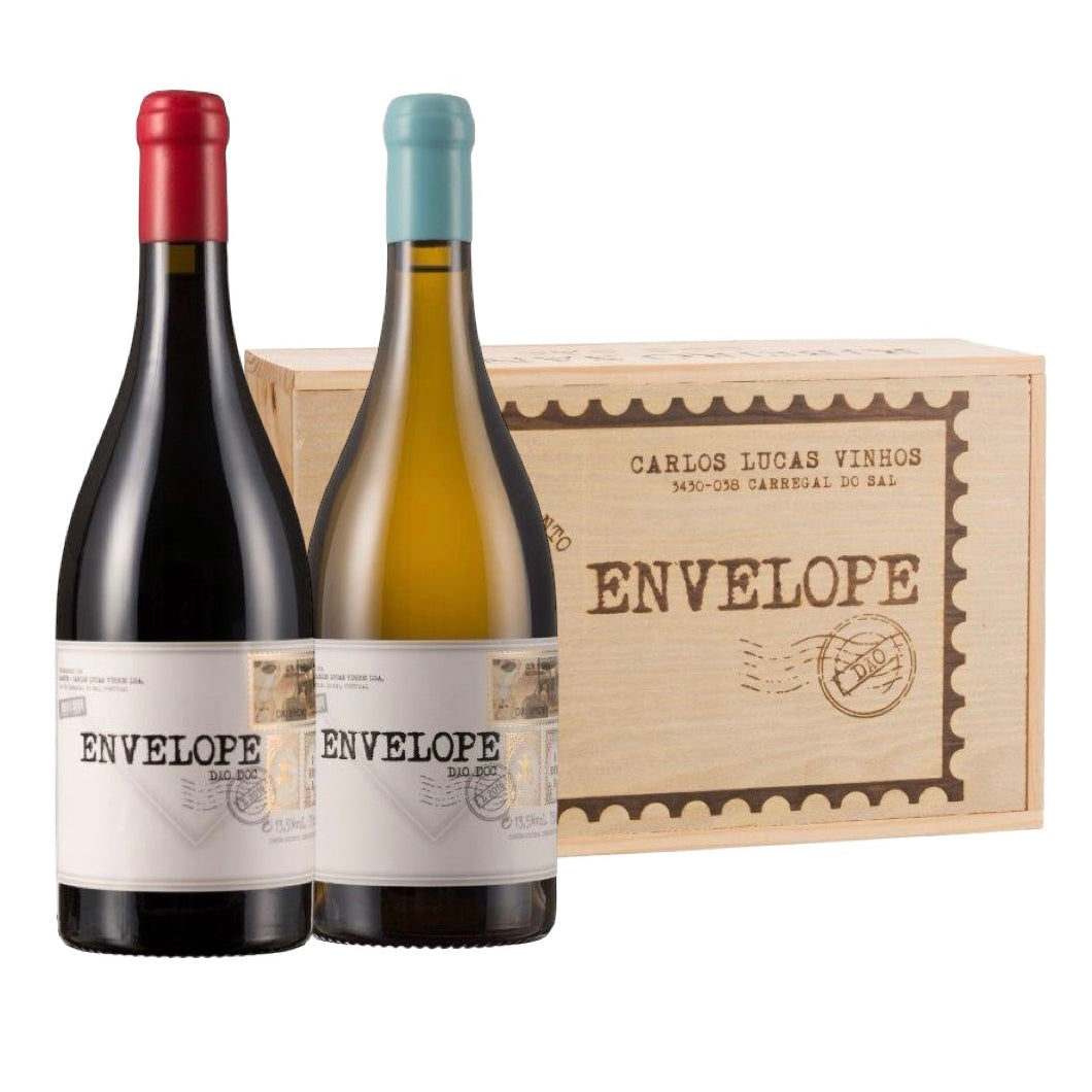 ENVELOPE BRANCO e TINTO 2021 DÃO conj. 2grfs