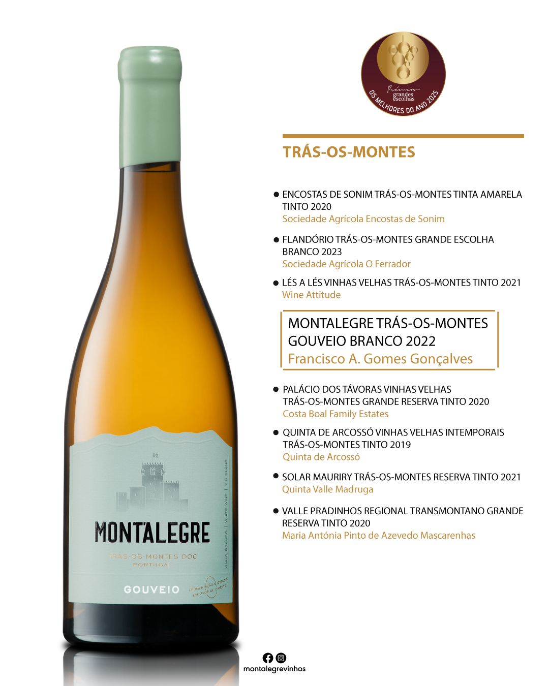 Montalegre Branco Gouveio - Trás-os-montes