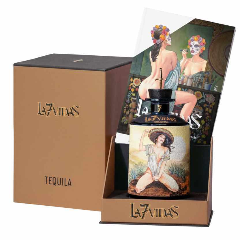 Tequila La7Vidas Reposado Livro Estojo 700 ml